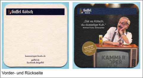 Vorder- und Rückseite