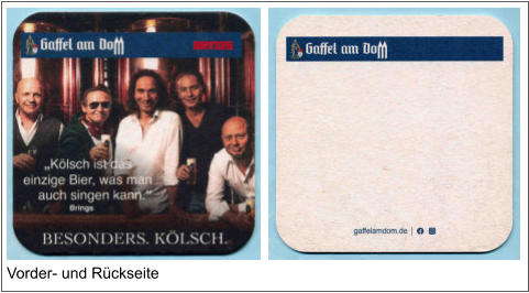 Vorder- und Rückseite