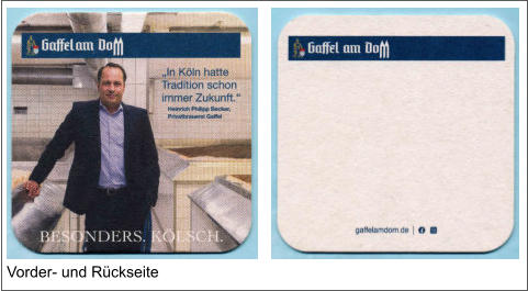 Vorder- und Rückseite
