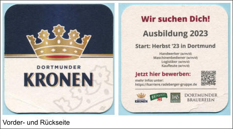 Vorder- und Rückseite