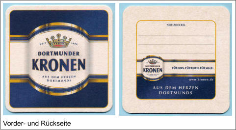 Vorder- und Rückseite