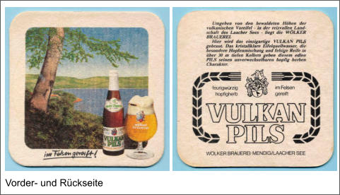Vorder- und Rückseite