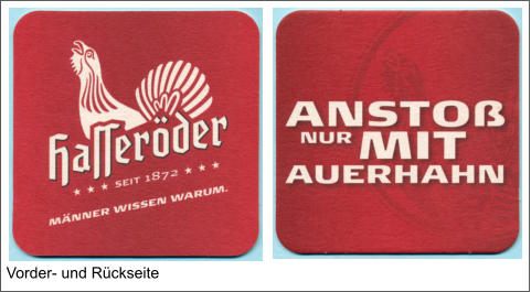 Vorder- und Rückseite