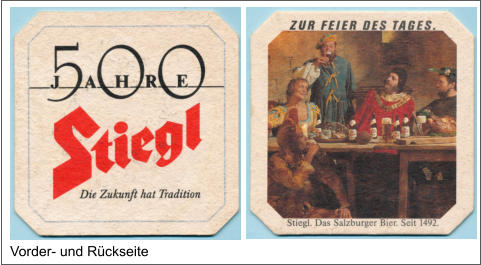 Vorder- und Rückseite