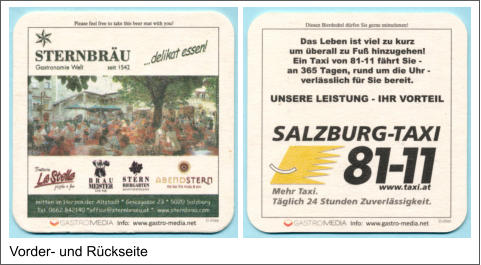 Vorder- und Rückseite