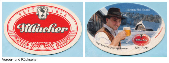 Vorder- und Rückseite