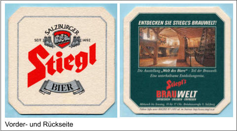 Vorder- und Rückseite