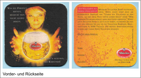 Vorder- und Rückseite