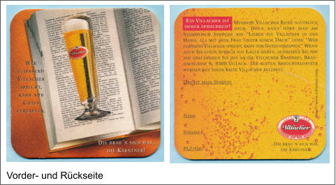 Vorder- und Rückseite