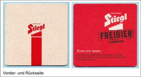 Vorder- und Rückseite