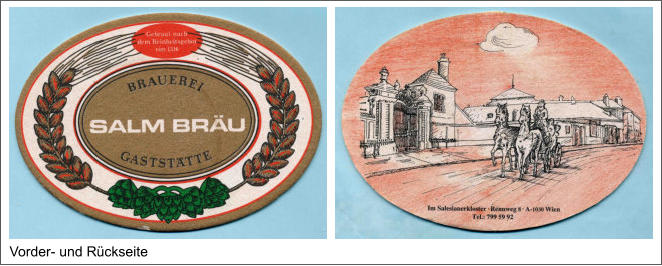 Vorder- und Rückseite