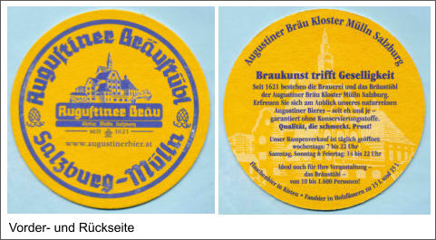 Vorder- und Rückseite