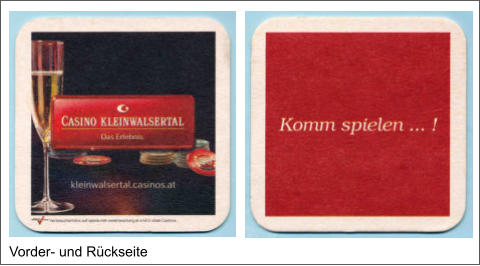 Vorder- und Rückseite