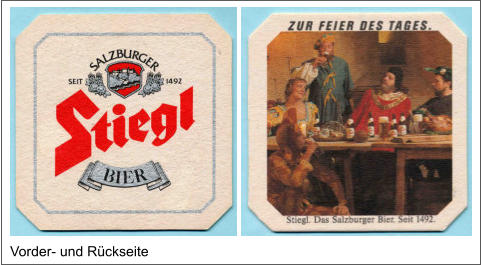 Vorder- und Rückseite