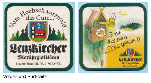 Vorder- und Rückseite