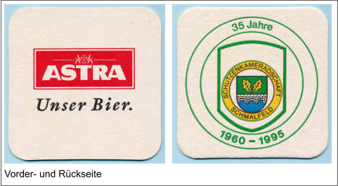 Vorder- und Rückseite