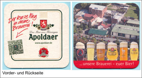 Vorder- und Rückseite