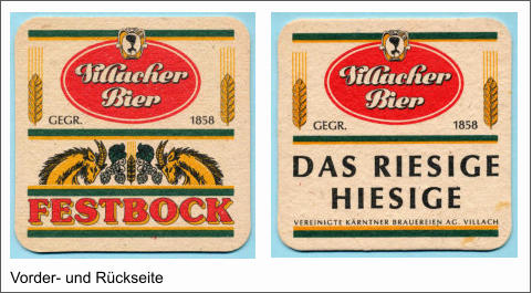 Vorder- und Rückseite