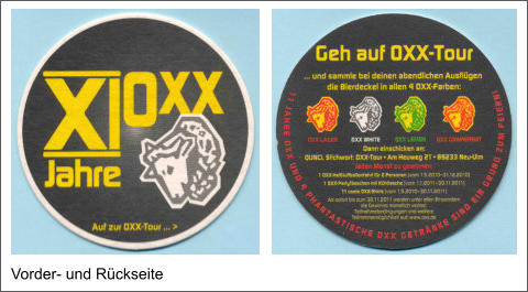 Vorder- und Rückseite