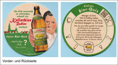 Vorder- und Rückseite