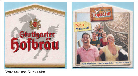 Vorder- und Rückseite