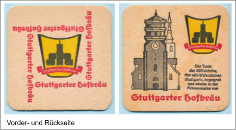 Vorder- und Rückseite
