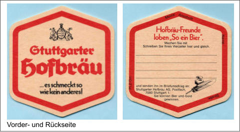 Vorder- und Rückseite