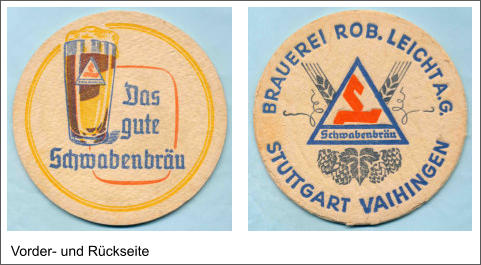 Vorder- und Rückseite