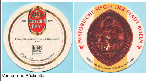 Vorder- und Rückseite