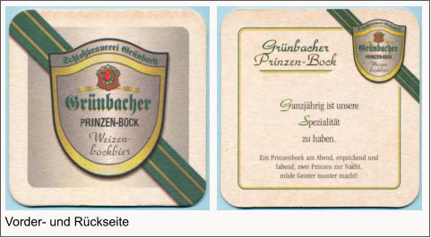Vorder- und Rückseite