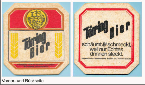 Vorder- und Rückseite