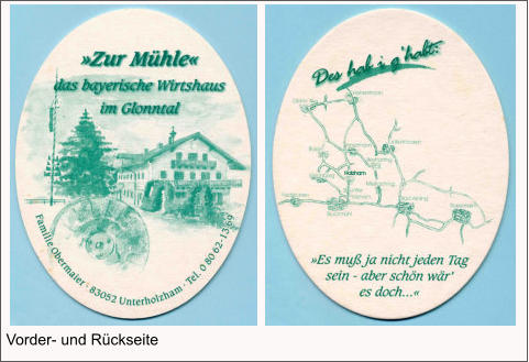 Vorder- und Rückseite