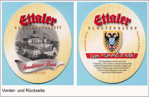 Vorder- und Rückseite