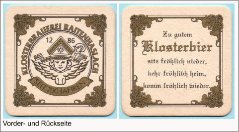 Vorder- und Rückseite