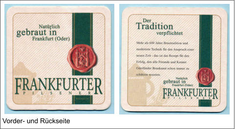 Vorder- und Rückseite