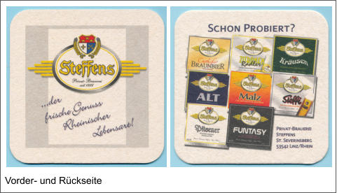 Vorder- und Rückseite