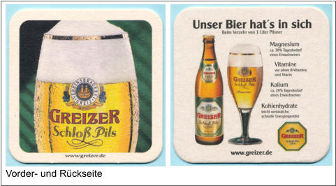 Vorder- und Rückseite