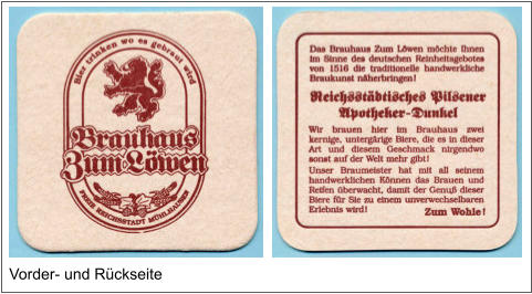 Vorder- und Rückseite