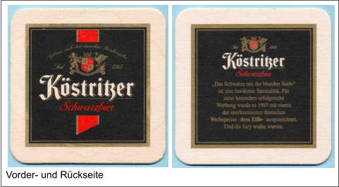 Vorder- und Rückseite