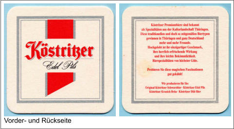 Vorder- und Rückseite