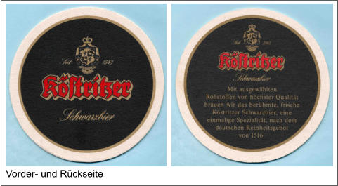 Vorder- und Rückseite