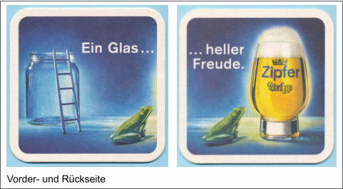Vorder- und Rückseite