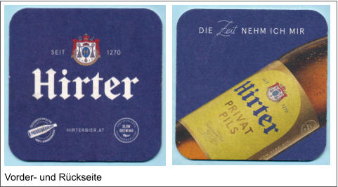 Vorder- und Rückseite