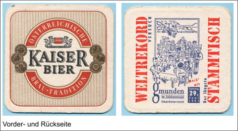 Vorder- und Rückseite