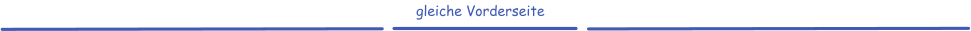 gleiche Vorderseite
