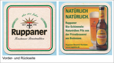 Vorder- und Rückseite