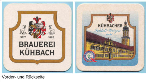 Vorder- und Rückseite