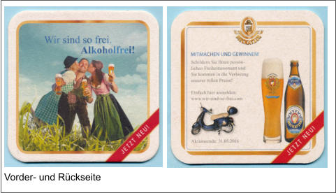 Vorder- und Rückseite