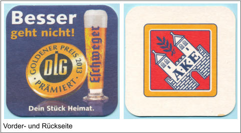 Vorder- und Rückseite