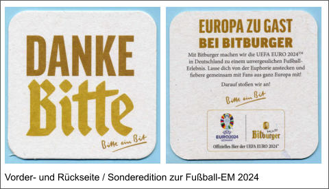 Vorder- und Rückseite / Sonderedition zur Fußball-EM 2024